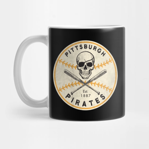 Pittsburgh Pirates 1 by Buck Tee Originals by Buck Tee